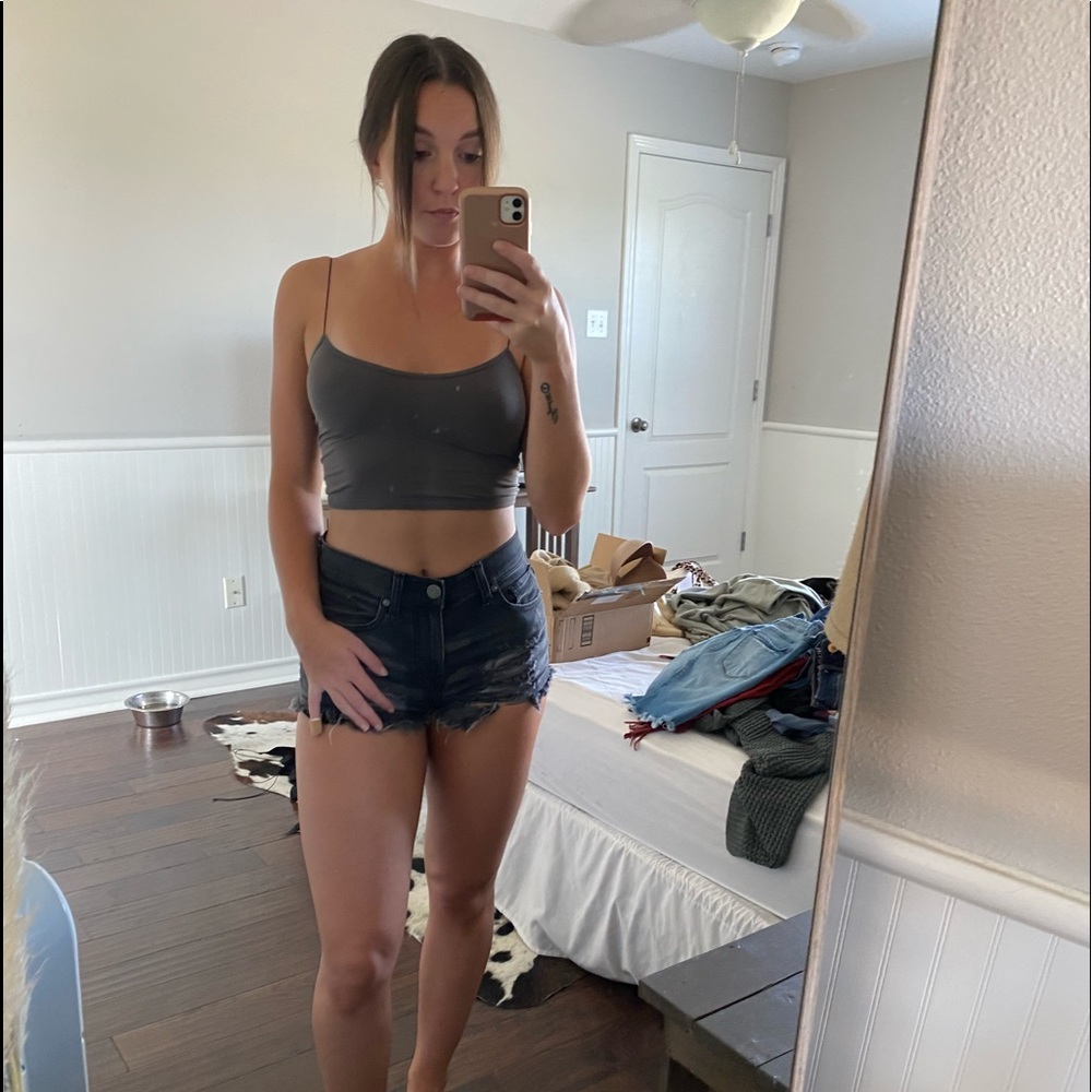 Black J-Brand Shorts